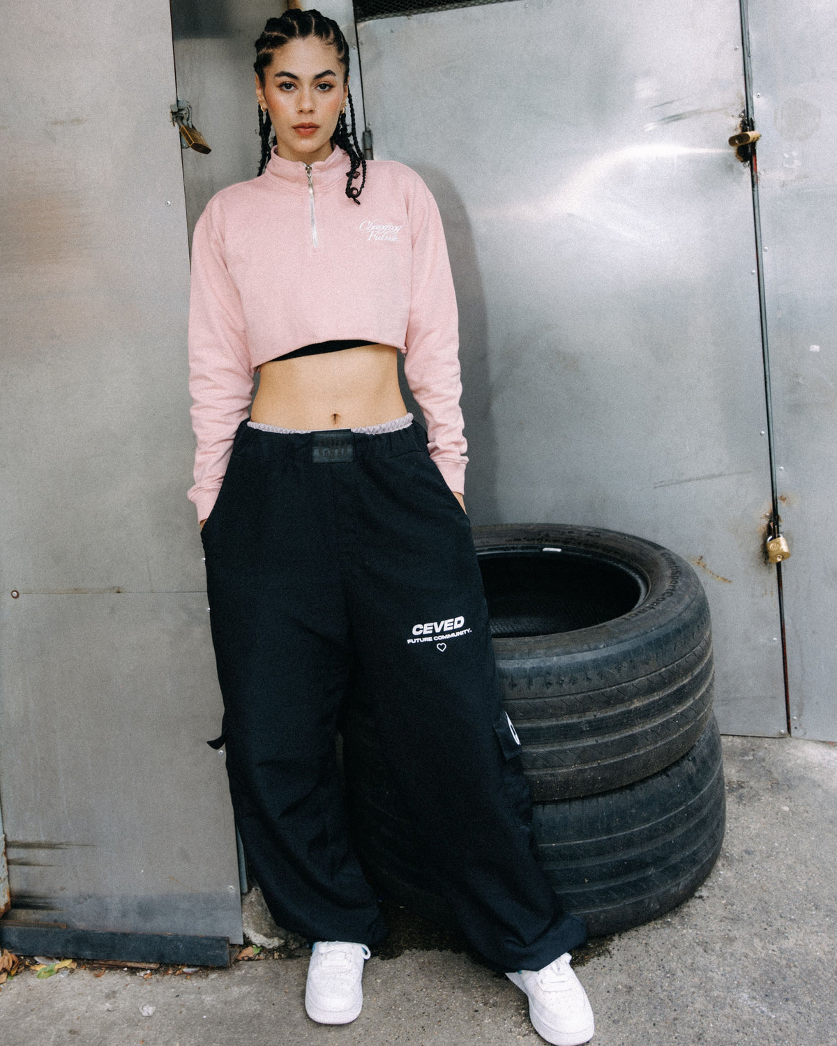 Sudadera Cargo CVD - Negra