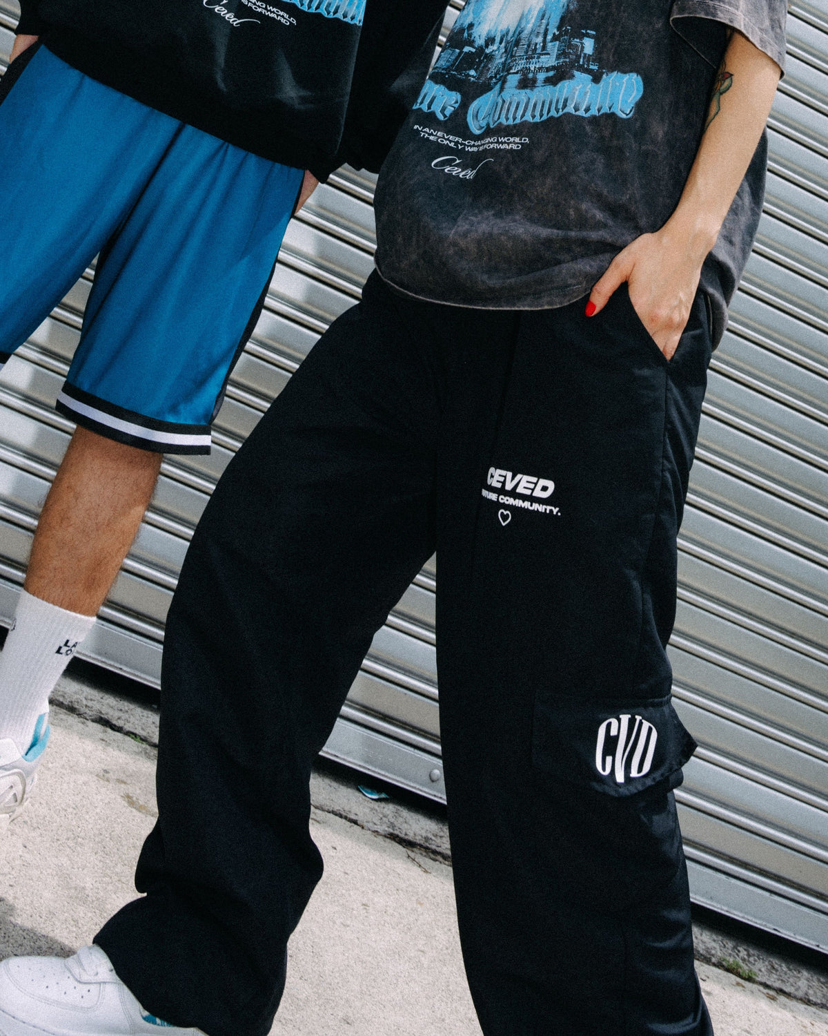 Sudadera Cargo CVD - Negra