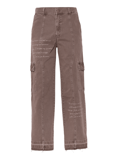 Pantalón Cargo Treasure - Café