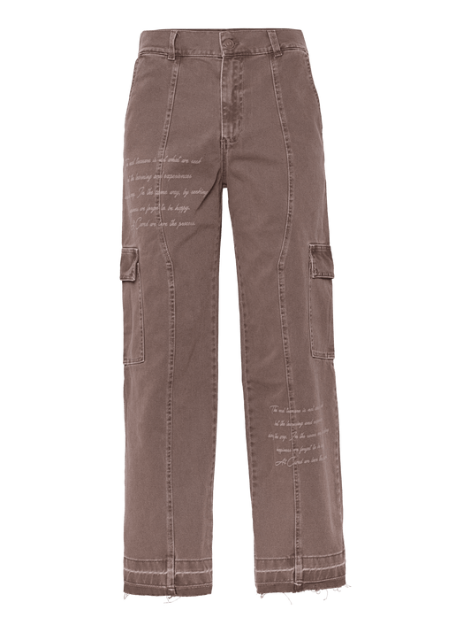 Pantalón Cargo Treasure - Café