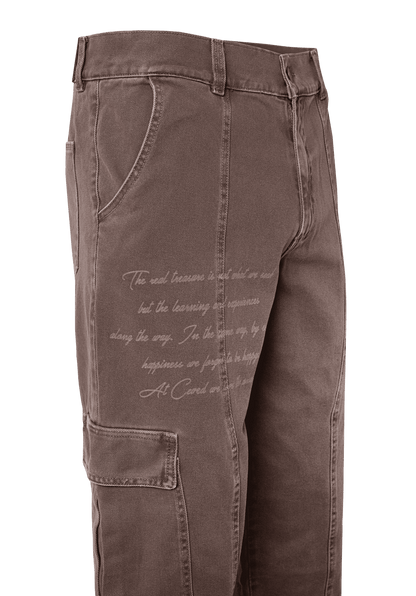 Pantalón Cargo Treasure - Café
