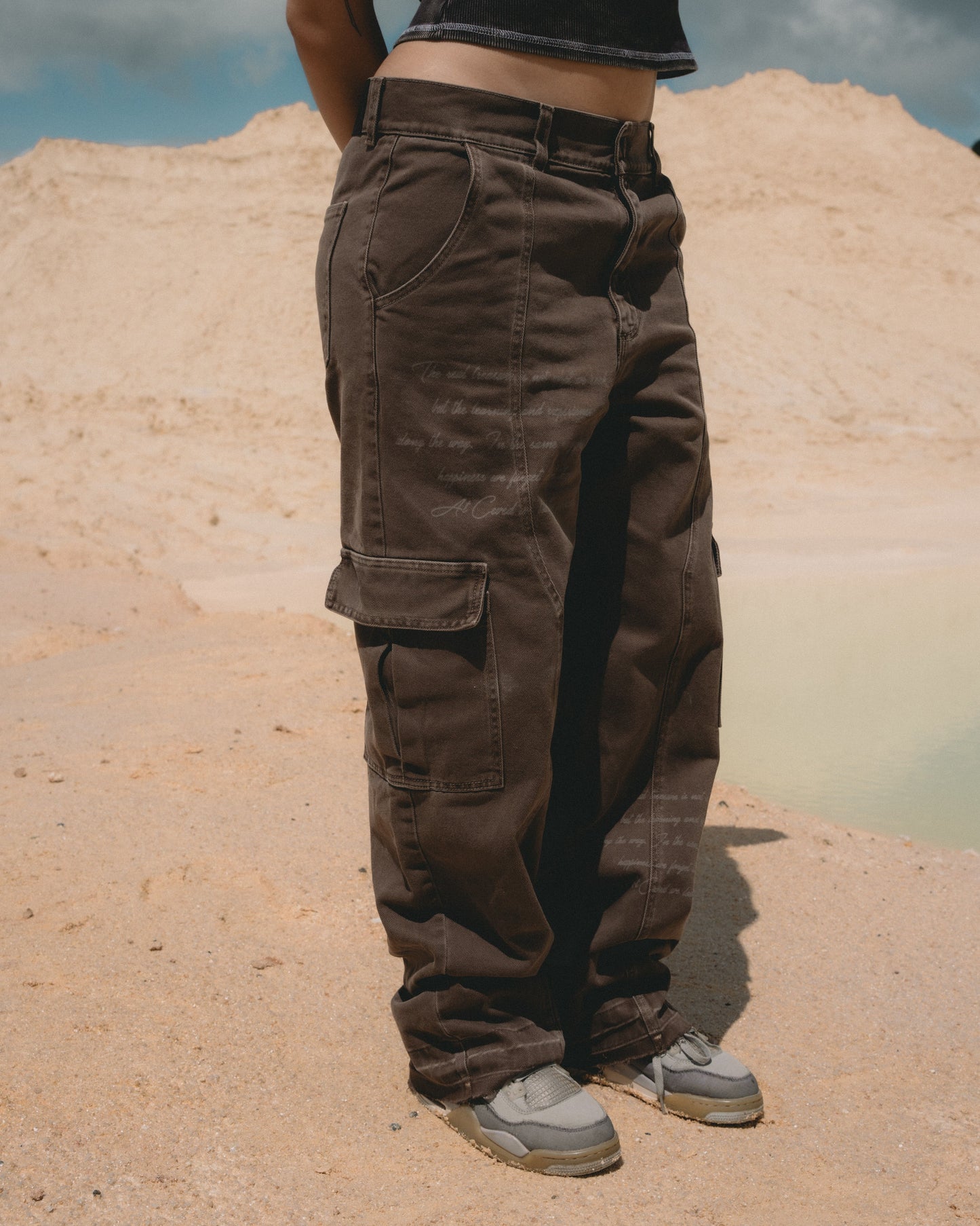 Pantalón Cargo Treasure - Café