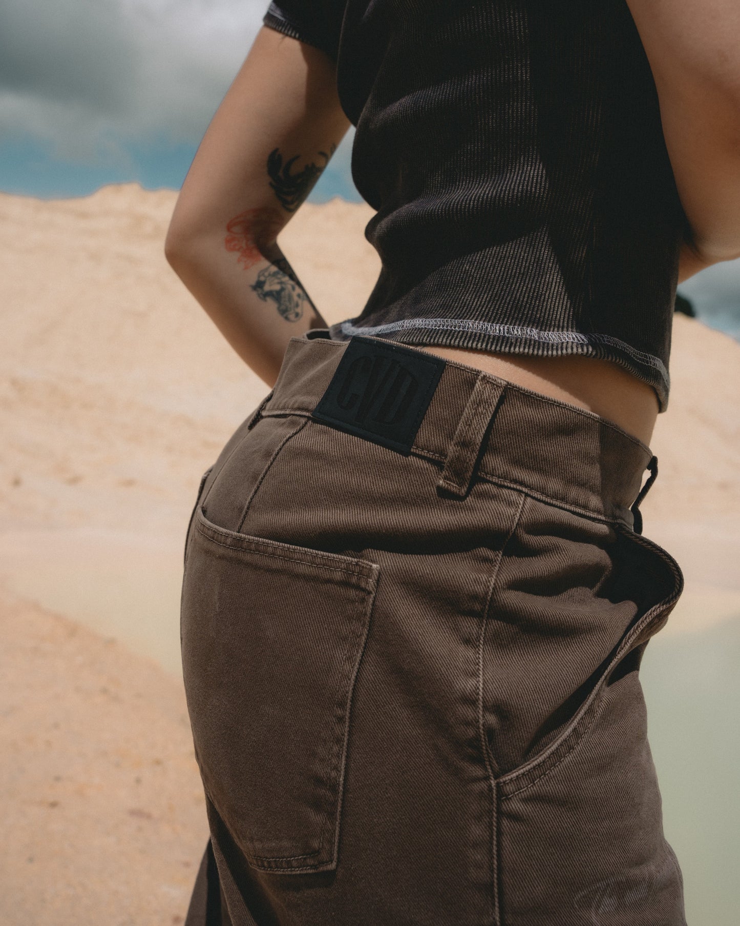 Pantalón Cargo Treasure - Café