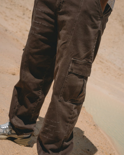 Pantalón Cargo Treasure - Café