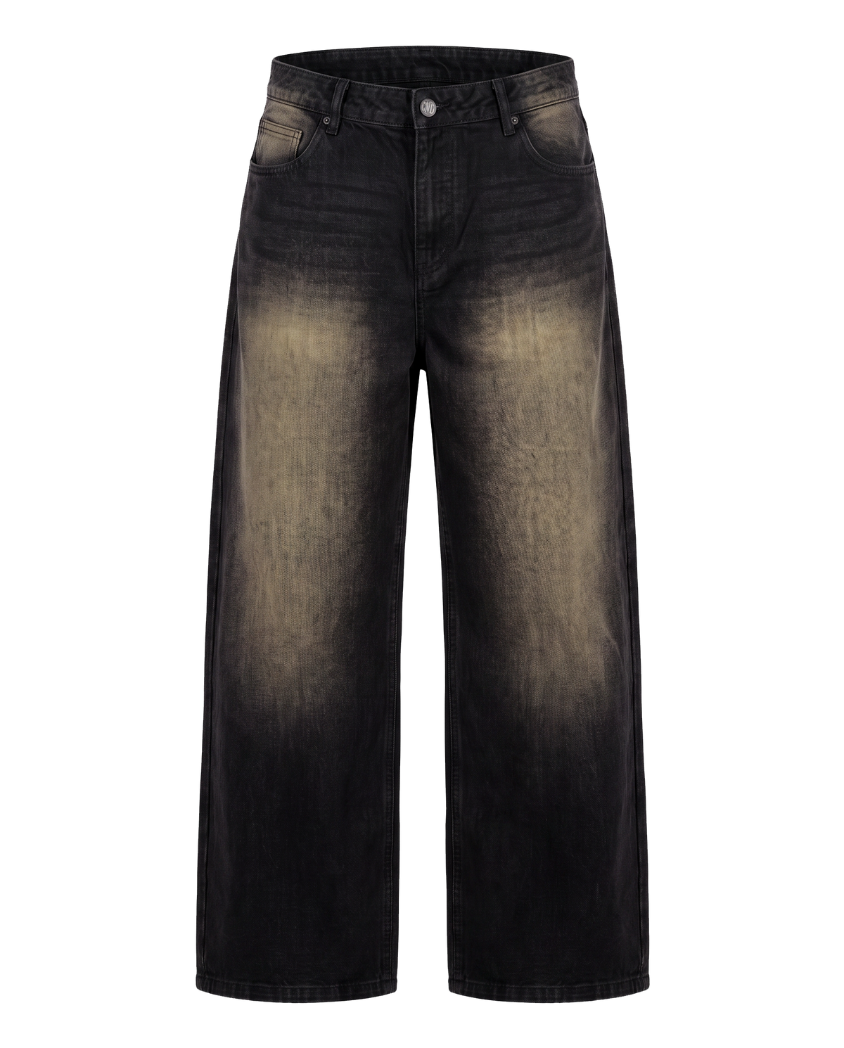 Jean Baggy Dirty F003 negro con lavado degradado